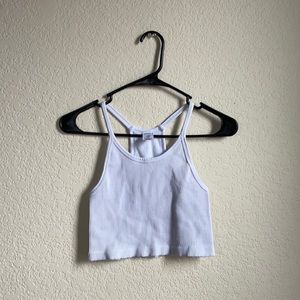Wire crop tank top